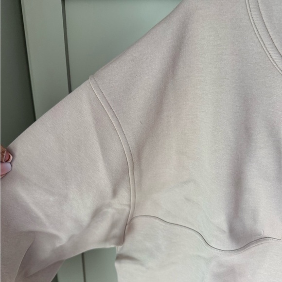 NWT Banana Republic Scuba Split Neck Sweatshirt in Tan SZ M - Picture 2 of 14